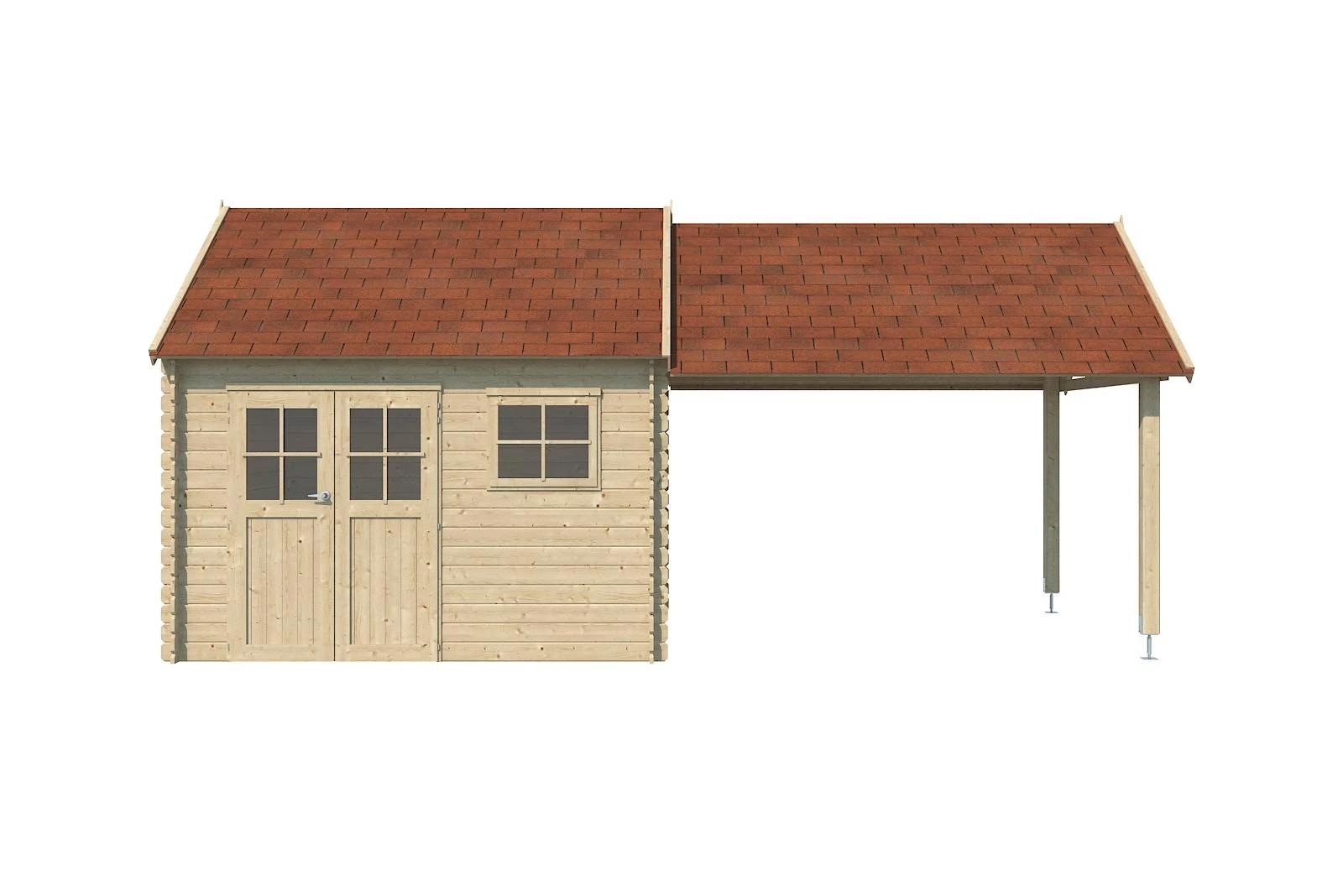 Woodlands Blokhut Coventry XL 720 x 320 cm - Afbeelding 6